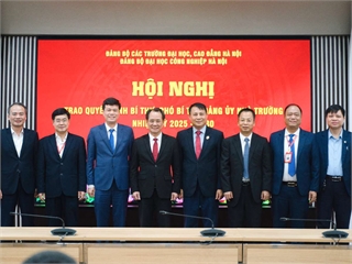 Đại học Công nghiệp Hà Nội tổ chức Hội nghị trao quyết định Bí thư, Phó Bí thư Đảng ủy nhiệm kỳ 2025 - 2030