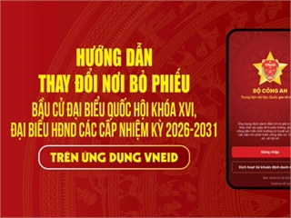 Hướng dẫn thay đổi nơi bỏ phiếu bầu cử trên ứng dụng VNeID