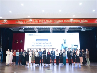 Workshop "Tự động hóa và trí tuệ nhân tạo trong ngành dệt may" tại Đại học Công nghiệp Hà Nội