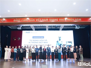 HaUI convenes workshop on AI and Robotics in modern textile manufacturing