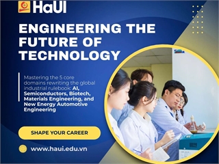 Học gì khi công nghệ đang viết lại luật chơi? 5 ngành học mới tại HaUI trong các lĩnh vực đang định hình tương lai