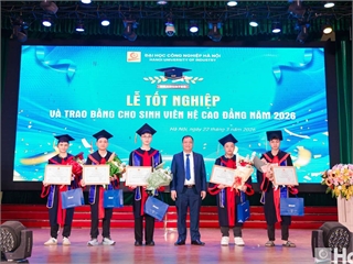 Lễ tốt nghiệp hệ cao đẳng năm 2026: sẵn sàng hành trình lập nghiệp