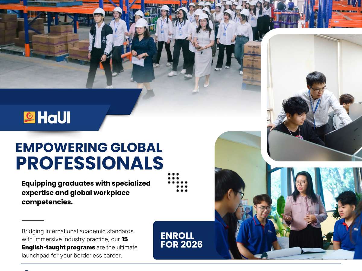 Empowering students for the global market: HaUI launches 5 new English-taught programs