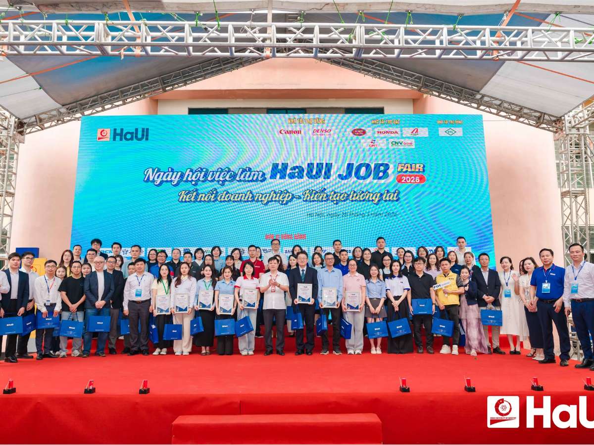 HaUI Job Fair 2026: 70 corporate partners unlock 6,000 career pathways for students