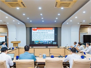 Đại học Công nghiệp Hà Nội tham dự Hội nghị toàn quốc quán triệt, triển khai thực hiện Nghị quyết Hội nghị lần thứ hai Ban Chấp hành Trung ương Đảng khóa XIV