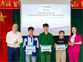 Ấm áp buổi gặp mặt sinh viên khuyết tật: Khi nghị lực được chắp cánh bởi sự tận tâm