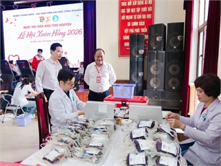 Tổ chức chương trình “Hiến máu tình nguyện – Giọt hồng thanh xuân 2026”
