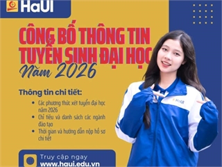 Tuyển sinh đại học chính quy năm 2026