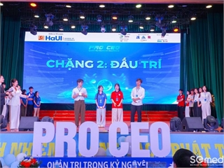 [tapchicongthuong] PRO CEO 2026: Sinh viên Trường Kinh tế - HaUI thử sức quản trị trong kỷ nguyên AI