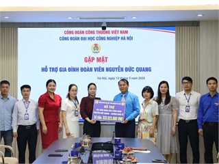 Lan tỏa nghĩa tình công đoàn – Trao hỗ trợ tới gia đình đoàn viên Nguyễn Đức Quang
