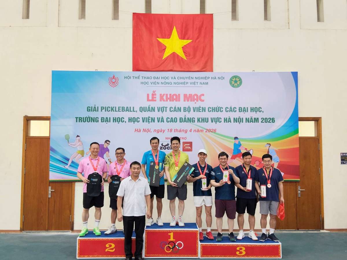 [VNU] Khai mạc Giải Pickleball cán bộ, viên chức các đại học, học viện và cao đẳng khu vực Hà Nội năm 2026