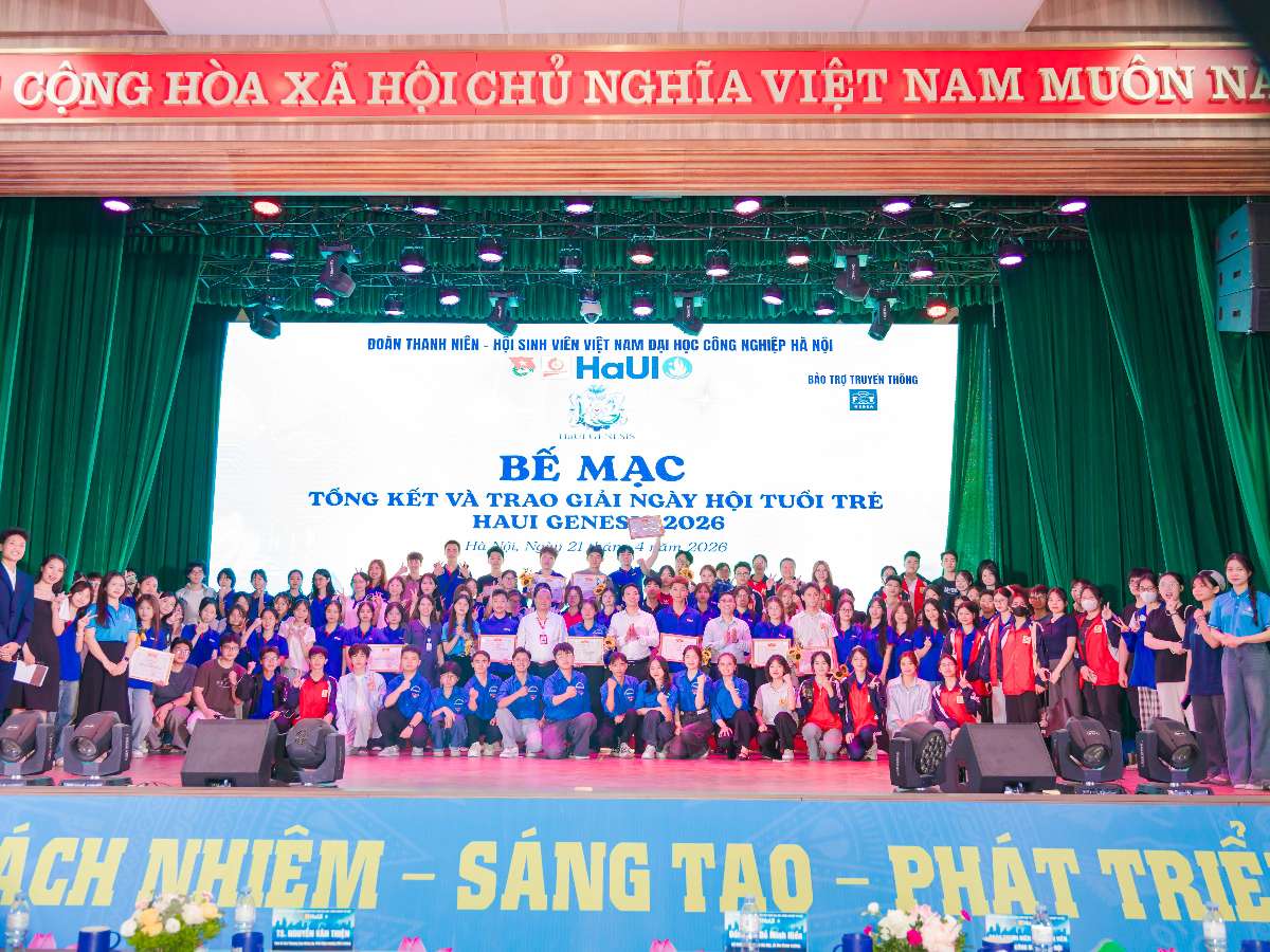 Bùng nổ sức trẻ tại ngày hội HaUI Genesis 2026: Tuổi trẻ HaUI - Vững bước tiên phong