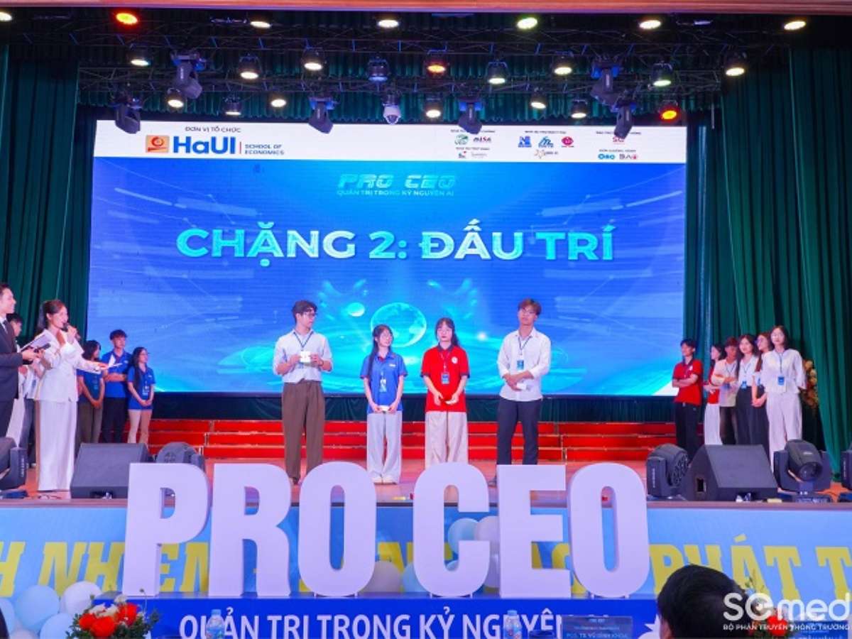 [tapchicongthuong] PRO CEO 2026: Sinh viên Trường Kinh tế - HaUI thử sức quản trị trong kỷ nguyên AI