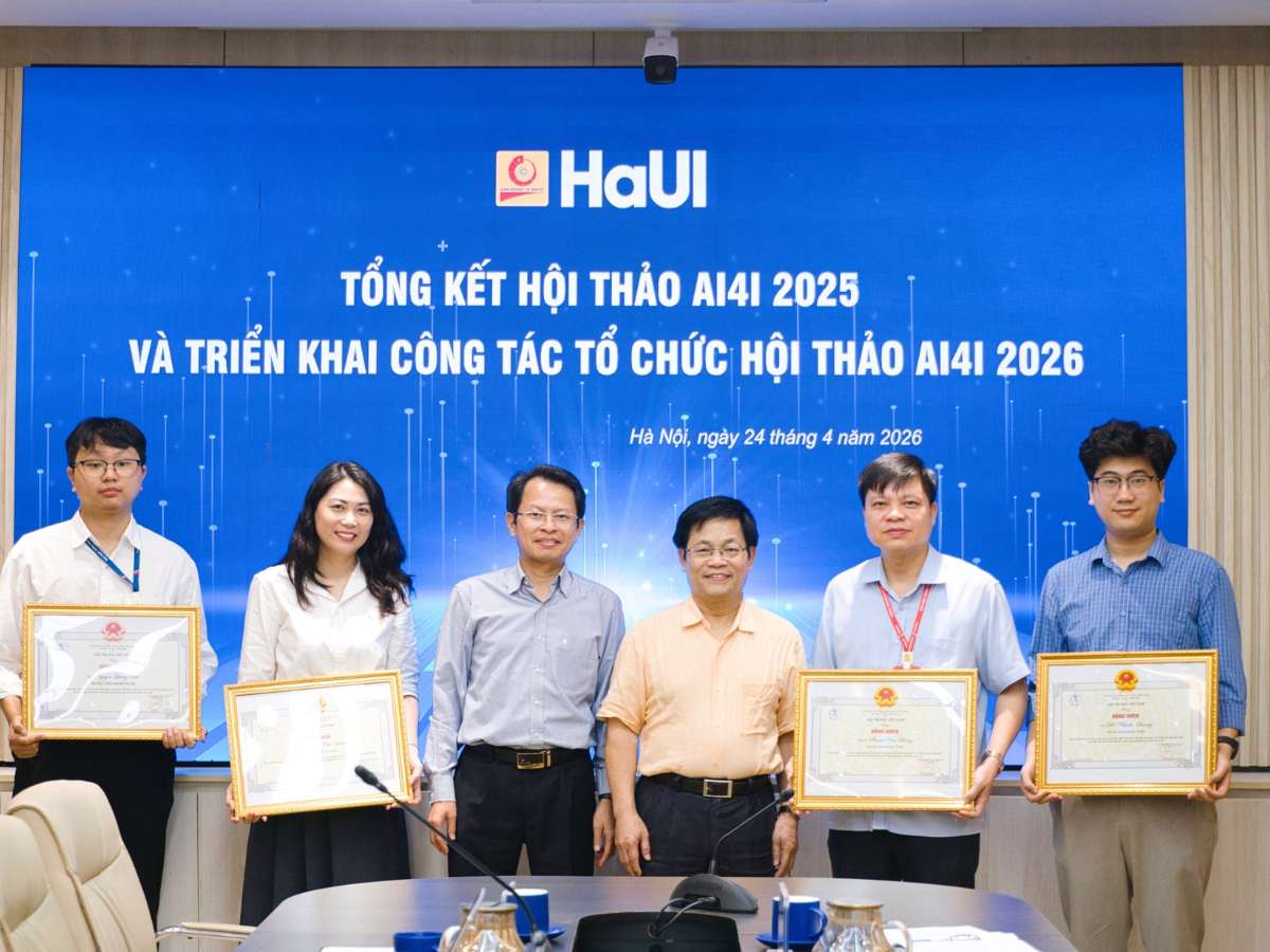 Tổng kết AI4Industry 2025 và hướng tới AI4Industry 2026: HaUI dẫn dắt mạng lưới ứng dụng AI trong công nghiệp