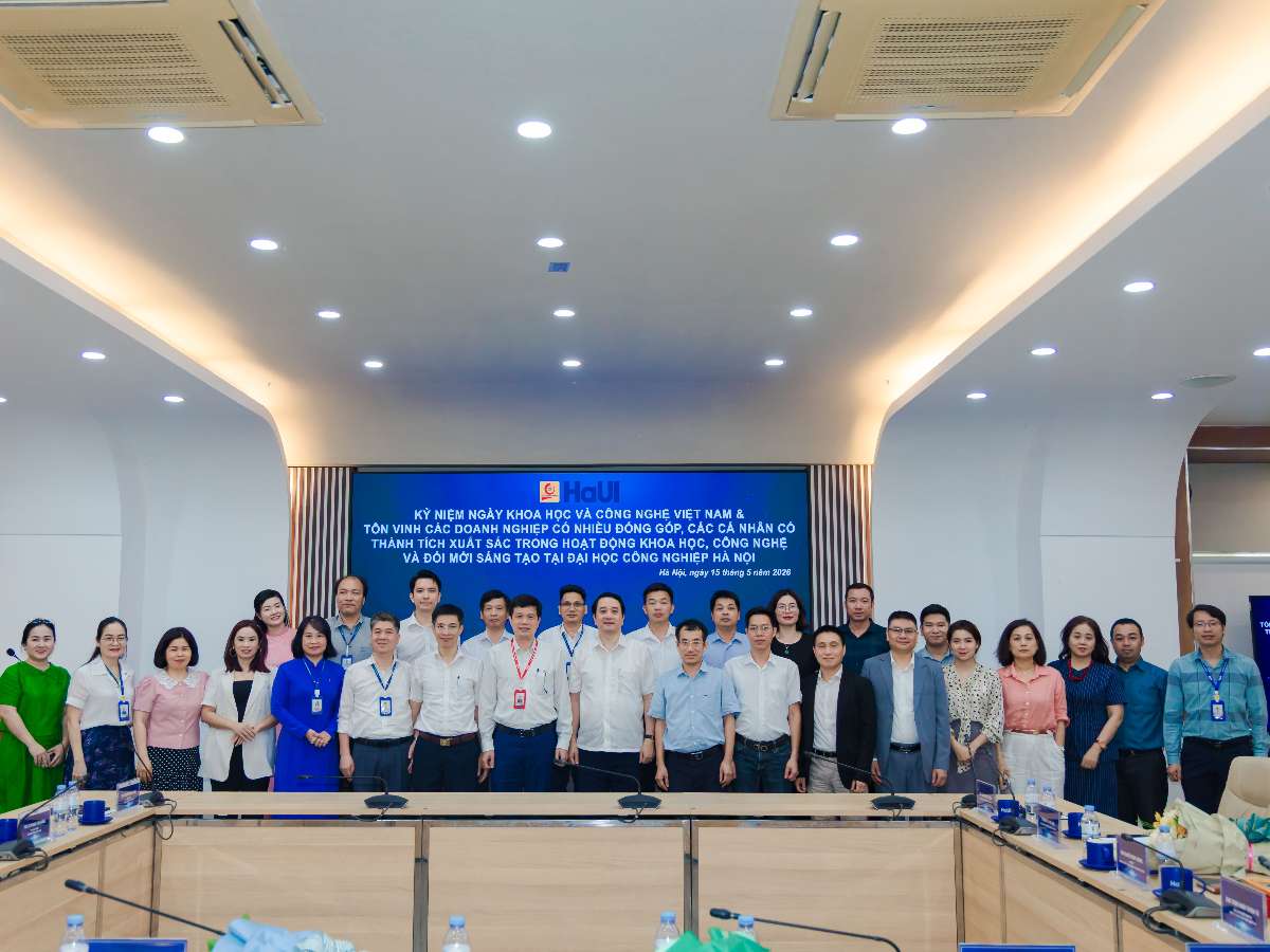 Kỷ niệm Ngày Khoa học và Công nghệ Việt Nam: HaUI tôn vinh các nhà khoa học và doanh nghiệp với nhiều đóng góp xuất sắc