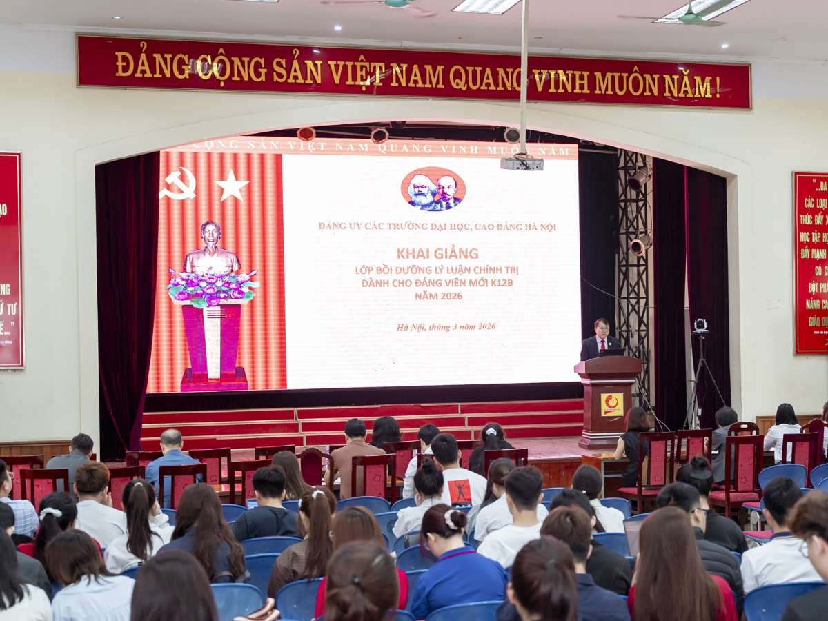 Tổ chức lớp “Bồi dưỡng lý luận chính trị dành cho đối tượng kết nạp Đảng” đợt 1 năm 2026