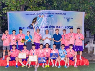 Bế mạc Giải bóng đá sinh viên HaUI 2026: Lan tỏa tinh thần thể thao và khát vọng tuổi trẻ