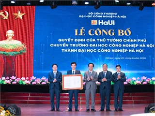 [nhandan] Công bố quyết định chuyển Trường đại học Công nghiệp Hà Nội thành Đại học Công nghiệp Hà Nội