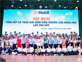 Shaping future innovators: HaUI celebrates outstanding student research achievements