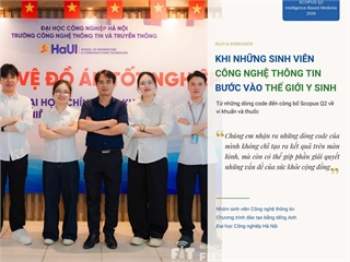 HaUI students achieve scopus Q2 publication in biomedical AI research