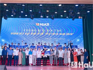 The Voice HaUI 2026 showcases the musical talent of HaUI students