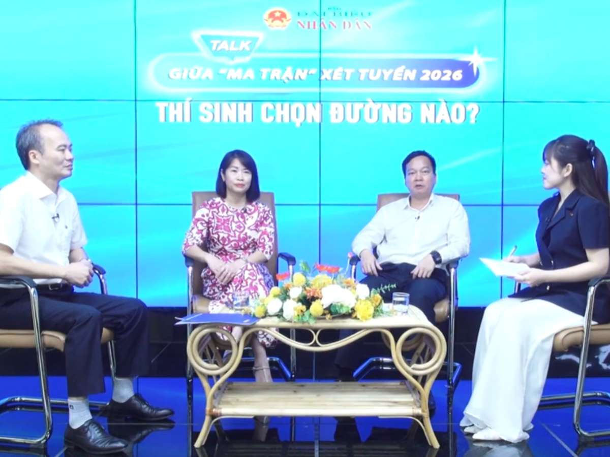 [daibieunhandan] Talkshow “Giữa ‘ma trận’ xét tuyển đại học 2026, thí sinh chọn đường nào?”