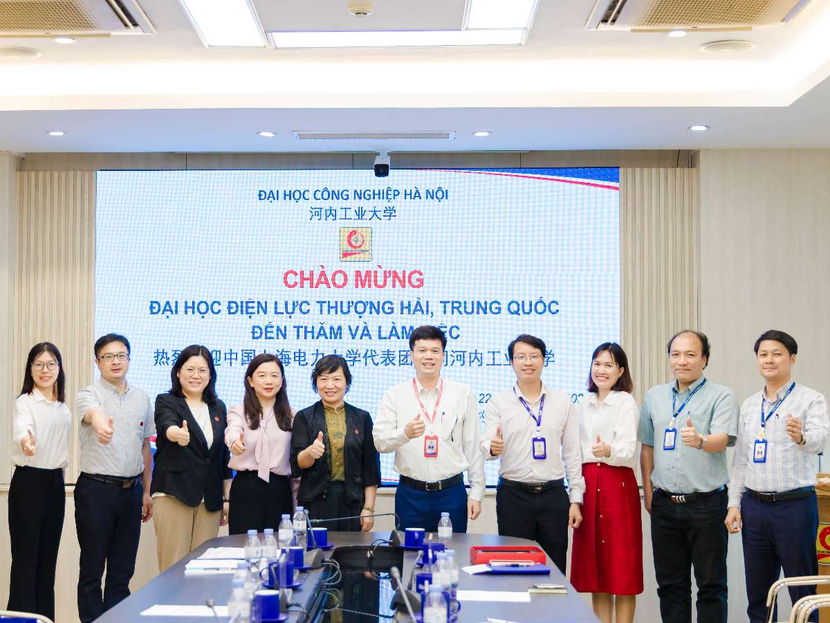 Đại học Công nghiệp Hà Nội và Đại học Điện lực Thượng Hải: Nâng tầm hợp tác chiến lược về năng lượng xanh và đào tạo quốc tế