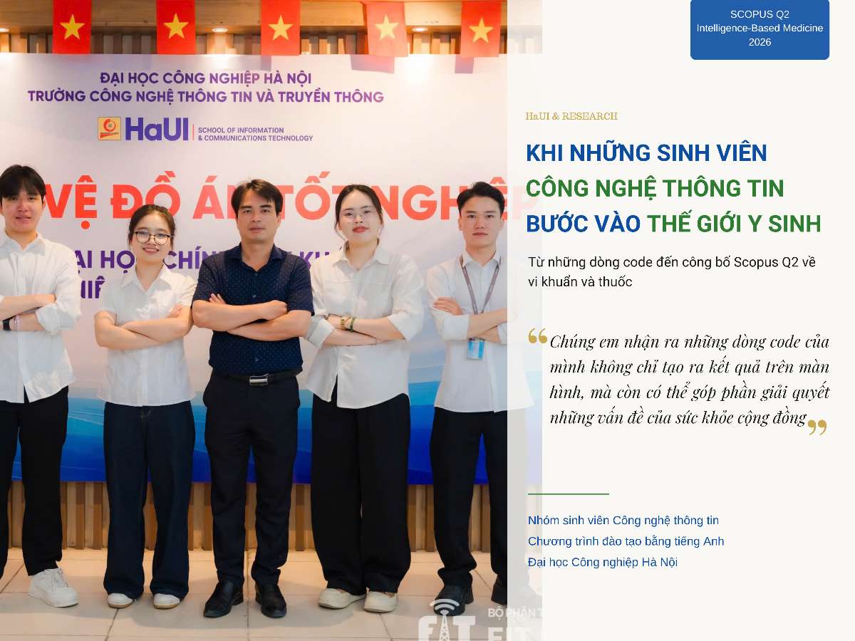 Khi những sinh viên Công nghệ thông tin bước vào thế giới y sinh