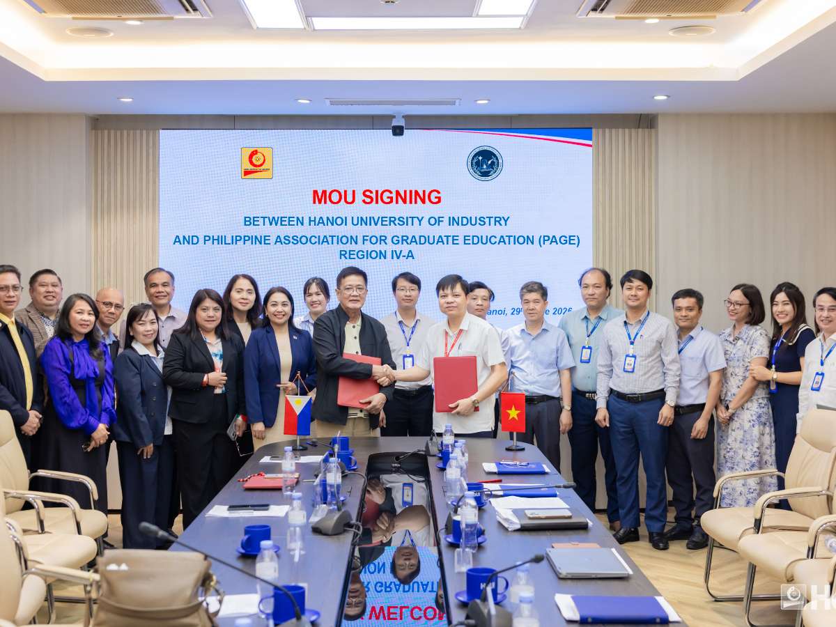 Đại học Công nghiệp Hà Nội thúc đẩy hợp tác đào tạo sau đại học với các đối tác Philippines