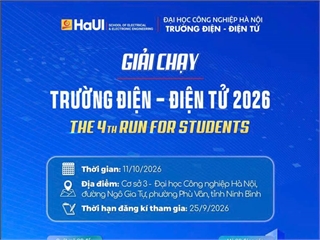 Tổ chức Giải chạy Trường Điện - Điện tử năm 2026 lần thứ 4