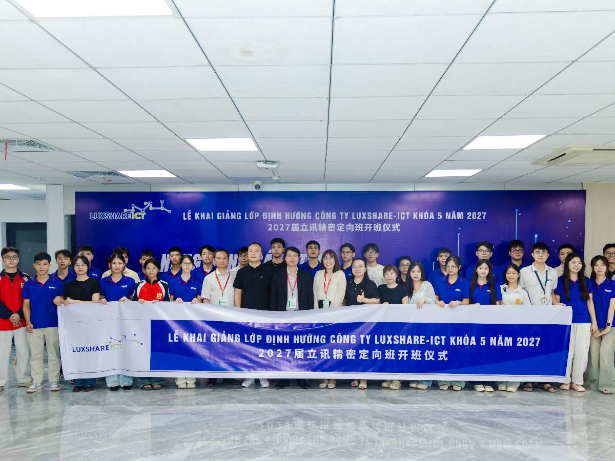 Từ lớp định hướng Luxshare đến cơ hội nghề nghiệp sớm cho sinh viên HaUI