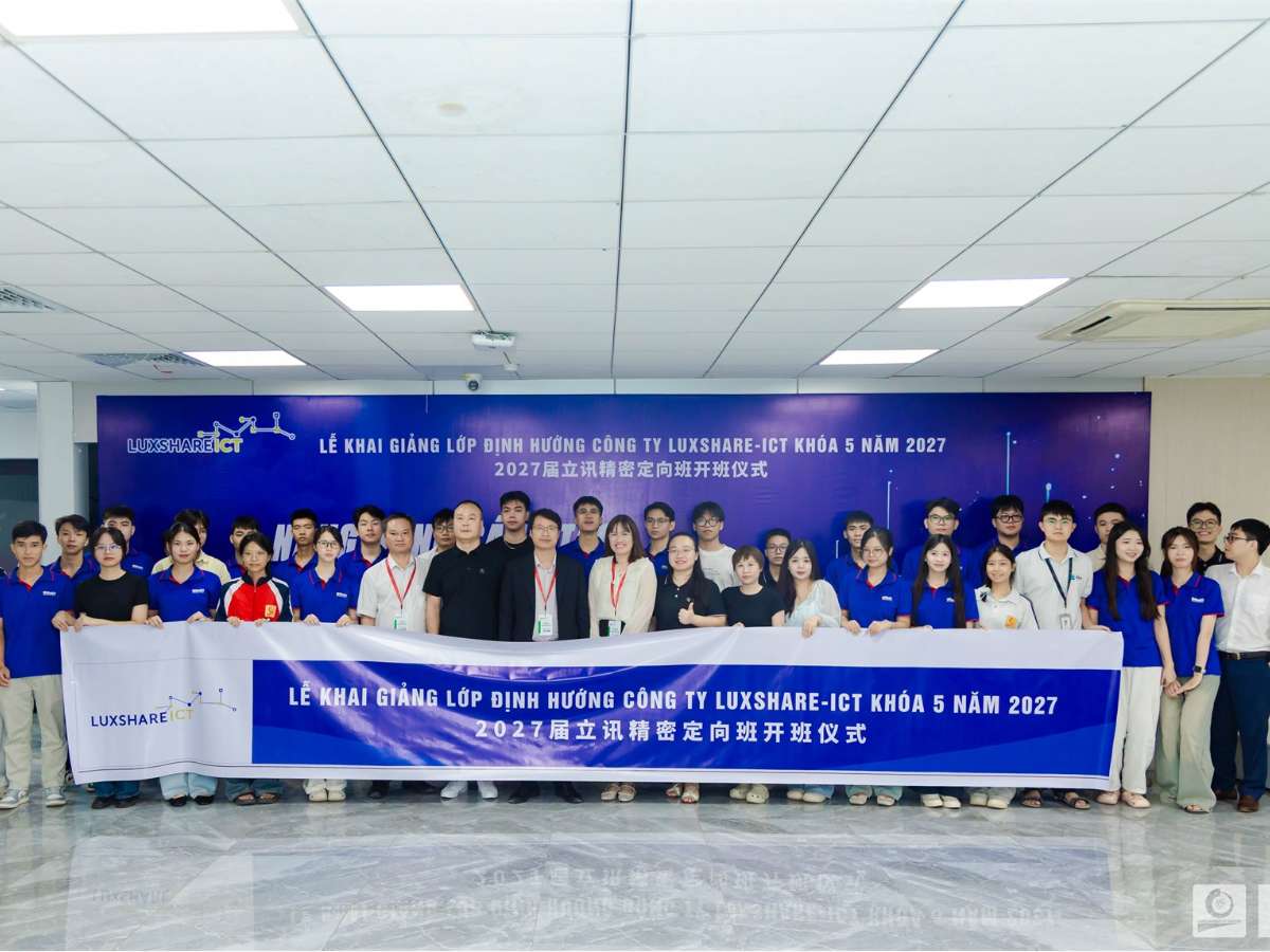 HaUI Students embark on Luxshare oriented training programme with two tailored learning pathways
