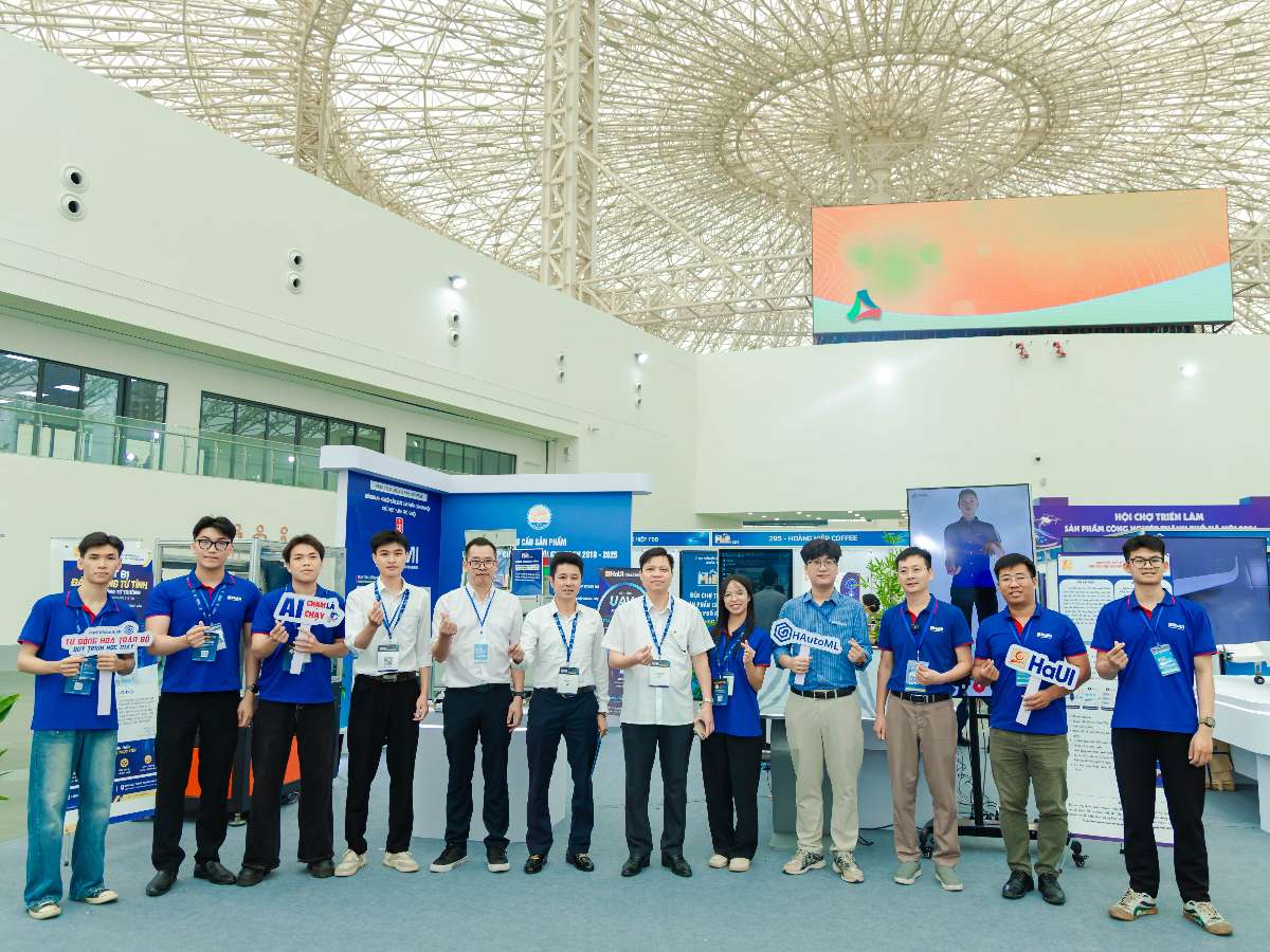 Dấu ấn khoa học công nghệ HaUI tại Hanoi MIP Fair 2026