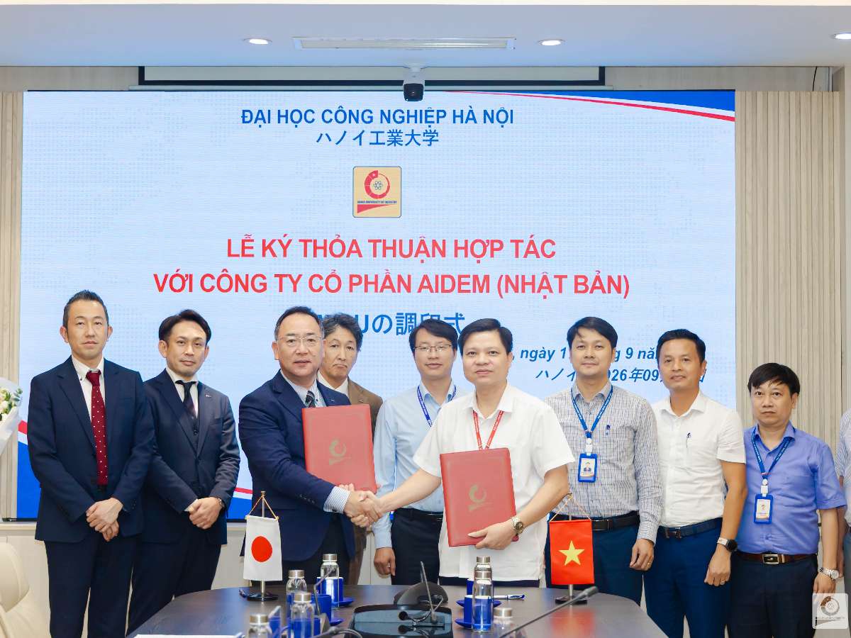 HaUI và AIDEM hợp tác đào tạo tiếng Nhật, mở rộng cơ hội nghề nghiệp cho sinh viên