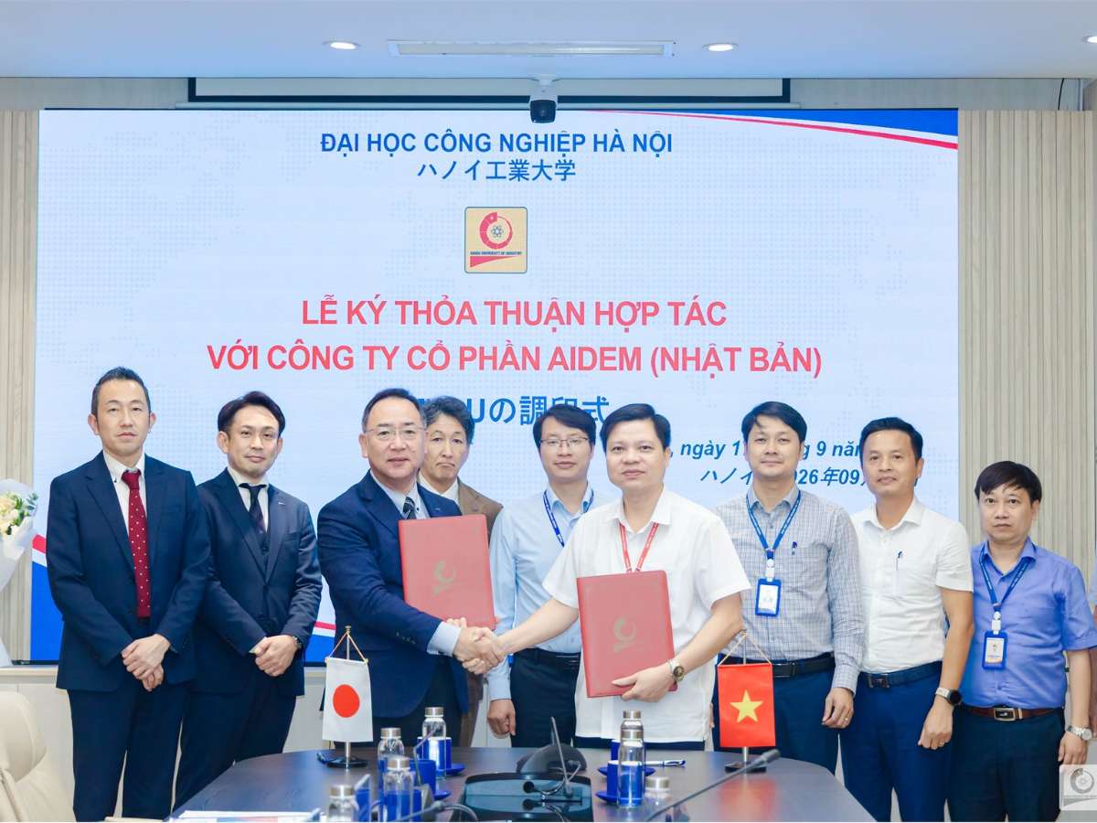 HaUI and AIDEM sign cooperation agreement to expand career opportunities for students