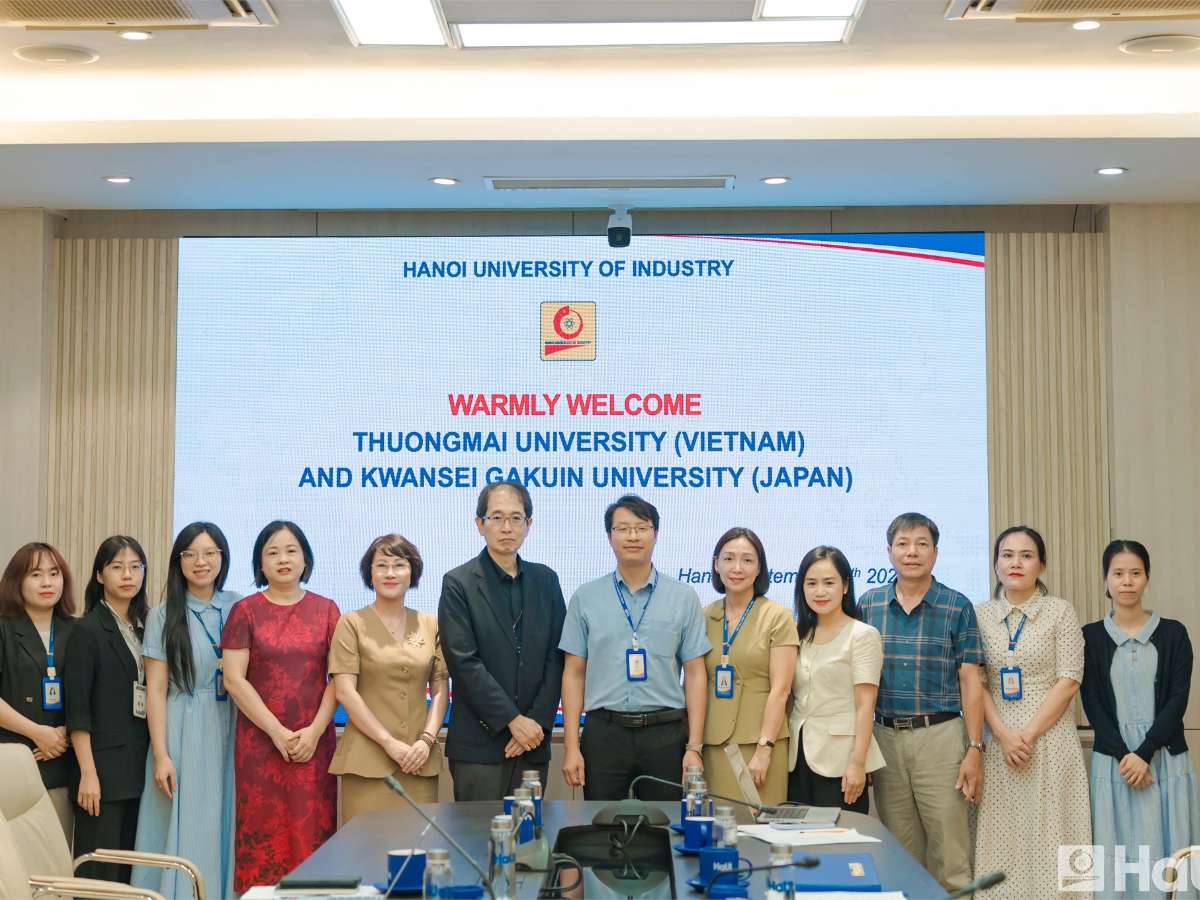HaUI welcomes Kwansei Gakuin University and Thuongmai University students for academic exchange and study tour