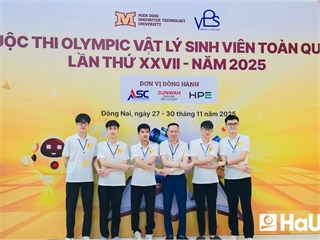 Tổ chức Cuộc thi Olympic Vật lý cấp Đại học năm 2026