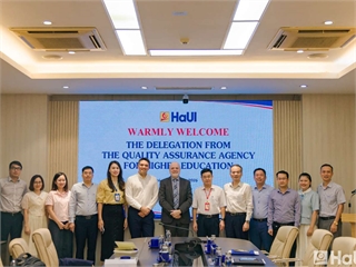 HaUI and QAA exchange expertise on international quality assurance and accreditation