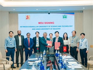 Đại học Công nghiệp Hà Nội ký kết hợp tác với Đại học Khoa học và Công nghệ Ahsanullah (Bangladesh)