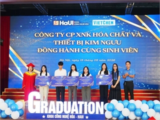 [vietchem] VIETCHEM – Đồng Hành Cùng Giáo Dục, Ươm Mầm Tài Năng Trẻ Tại Lễ Tốt Nghiệp Haui 2026