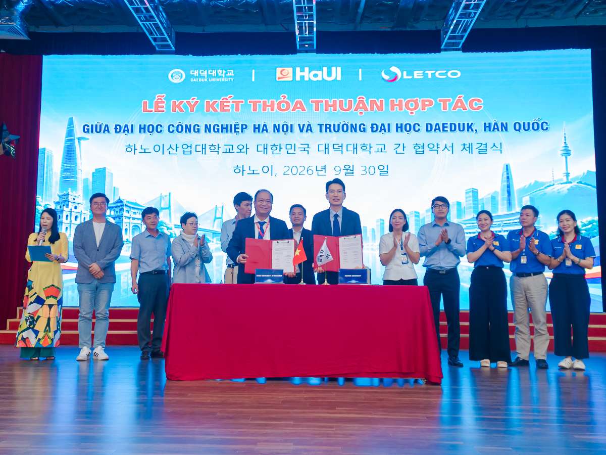 Đại học Công nghiệp Hà Nội hợp tác với Trường Đại học Daeduk (Hàn Quốc) trong đào tạo và phát triển nguồn nhân lực