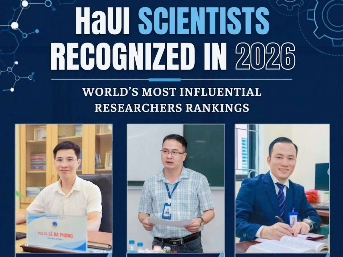 Three HaUI scientists advance in the 2026 World’s Most Influential Researchers Rankings