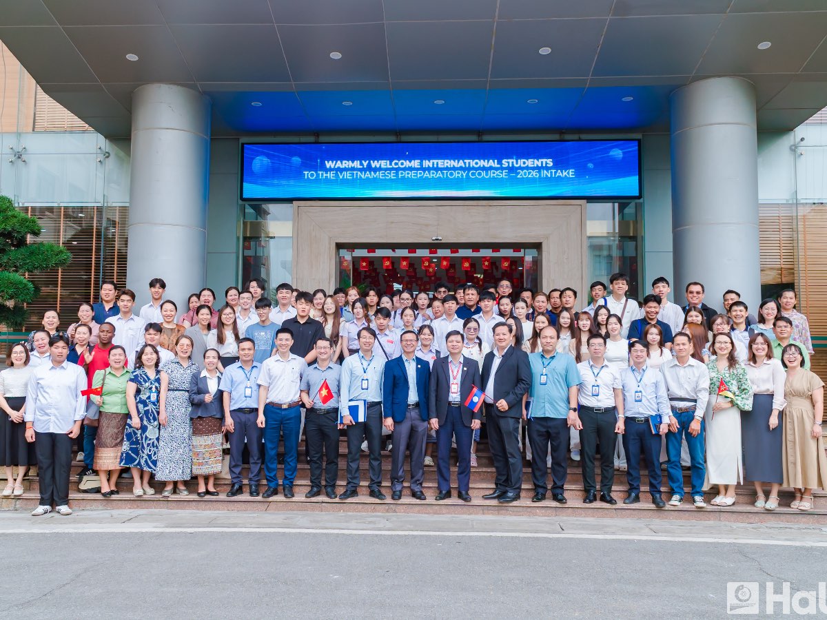 Đại học Công nghiệp Hà Nội đón 50 tân sinh viên quốc tế đến học tập