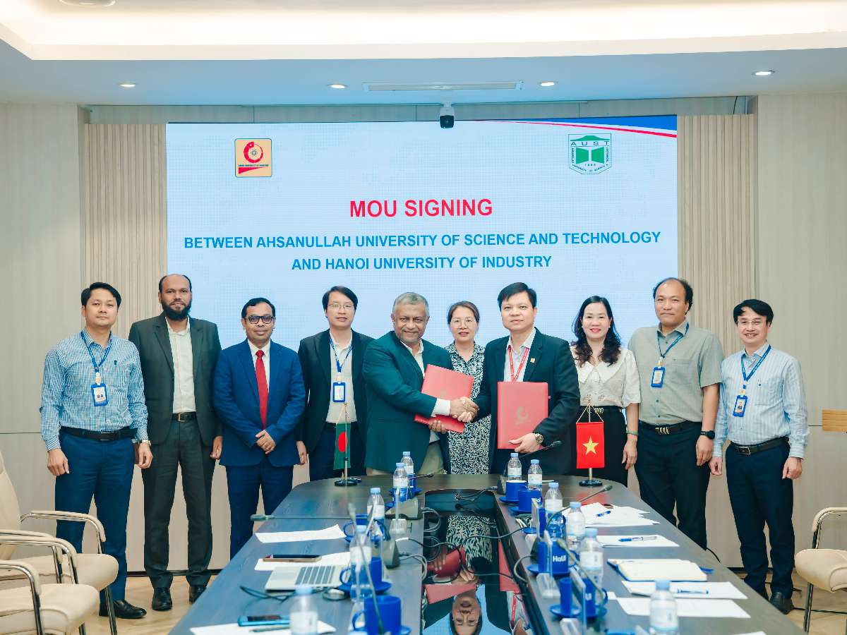 Đại học Công nghiệp Hà Nội ký kết hợp tác với Đại học Khoa học và Công nghệ Ahsanullah (Bangladesh)