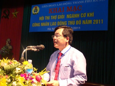 Khai mạc Hội thi: “Thợ giỏi ngành Cơ khí Thành phố Hà Nội năm 2011”
