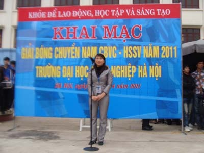 Khai mạc Giải Bóng chuyền nam Cán bộ-Viên chức, Học sinh-Sinh viên năm 2011