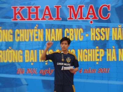 Khai mạc Giải Bóng chuyền nam Cán bộ-Viên chức, Học sinh-Sinh viên năm 2011