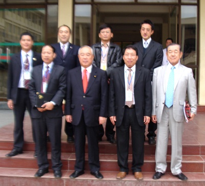 Đoàn cán bộ ủy ban ODA của Hạ viện Nhật Bản đến thăm và làm việc với trường