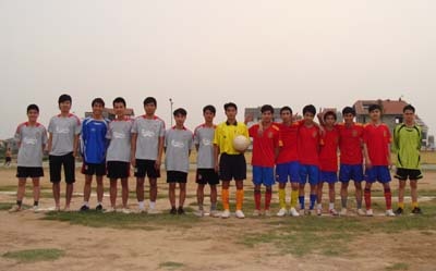 Khai mạc Giải bóng đá sinh viên HaUI-Aptech năm 2010