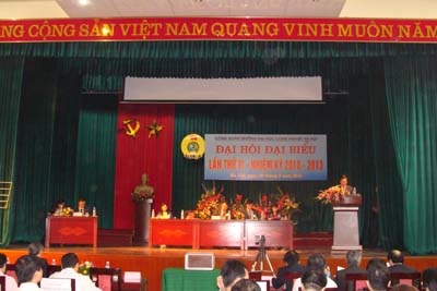 Đại hội đại biểu công đoàn trường  lần thứ VI, nhiệm kỳ 2010-2013